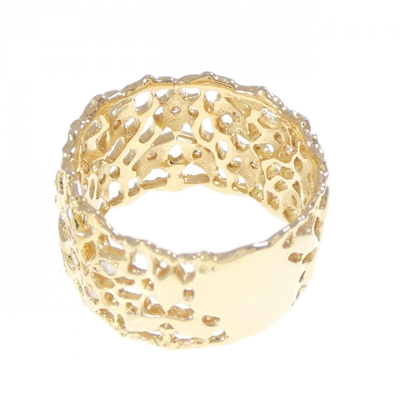 K18YG ダイヤモンド リング 0.20CT