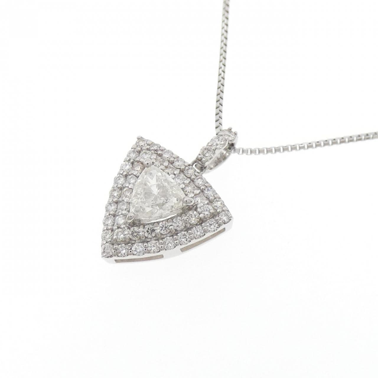 [新品] PT900/PT850鑽石項鍊 0.24CT