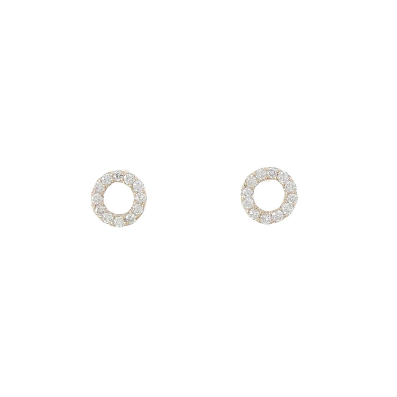 【リメイク】K10YG ダイヤモンド ピアス 0.20CT