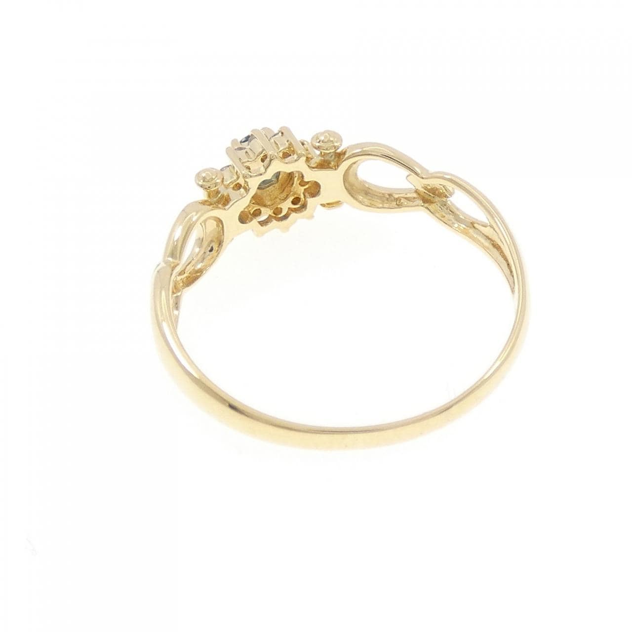 K18YG サファイヤ リング