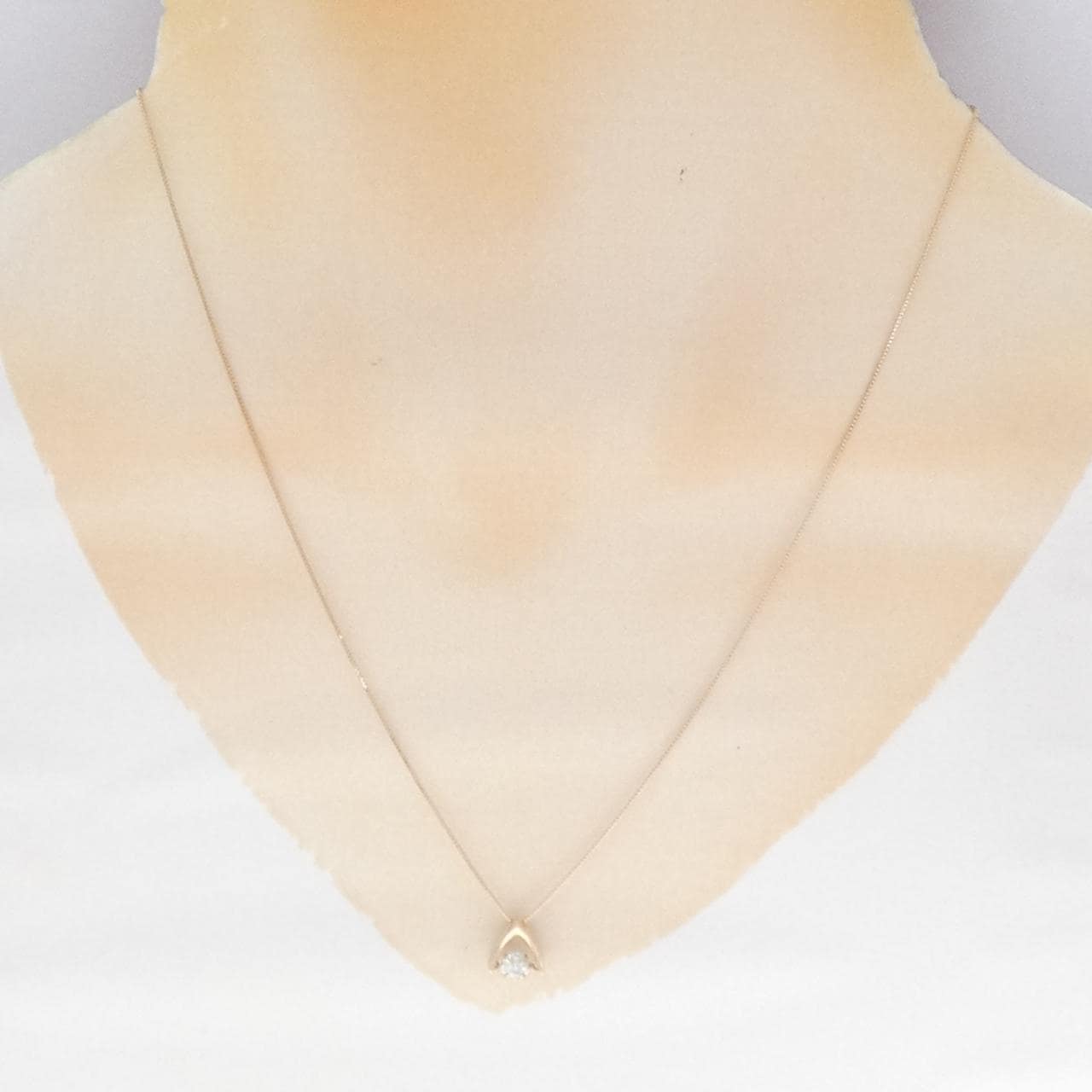 K18PG ダイヤモンド ネックレス 0.21CT
