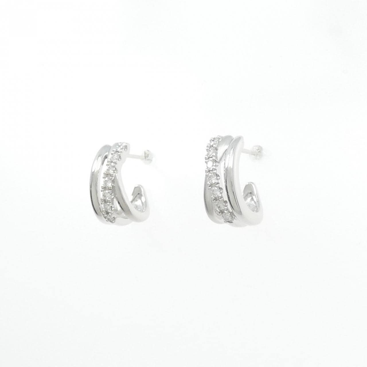 タサキ ダイヤモンド ピアス 0.24CT