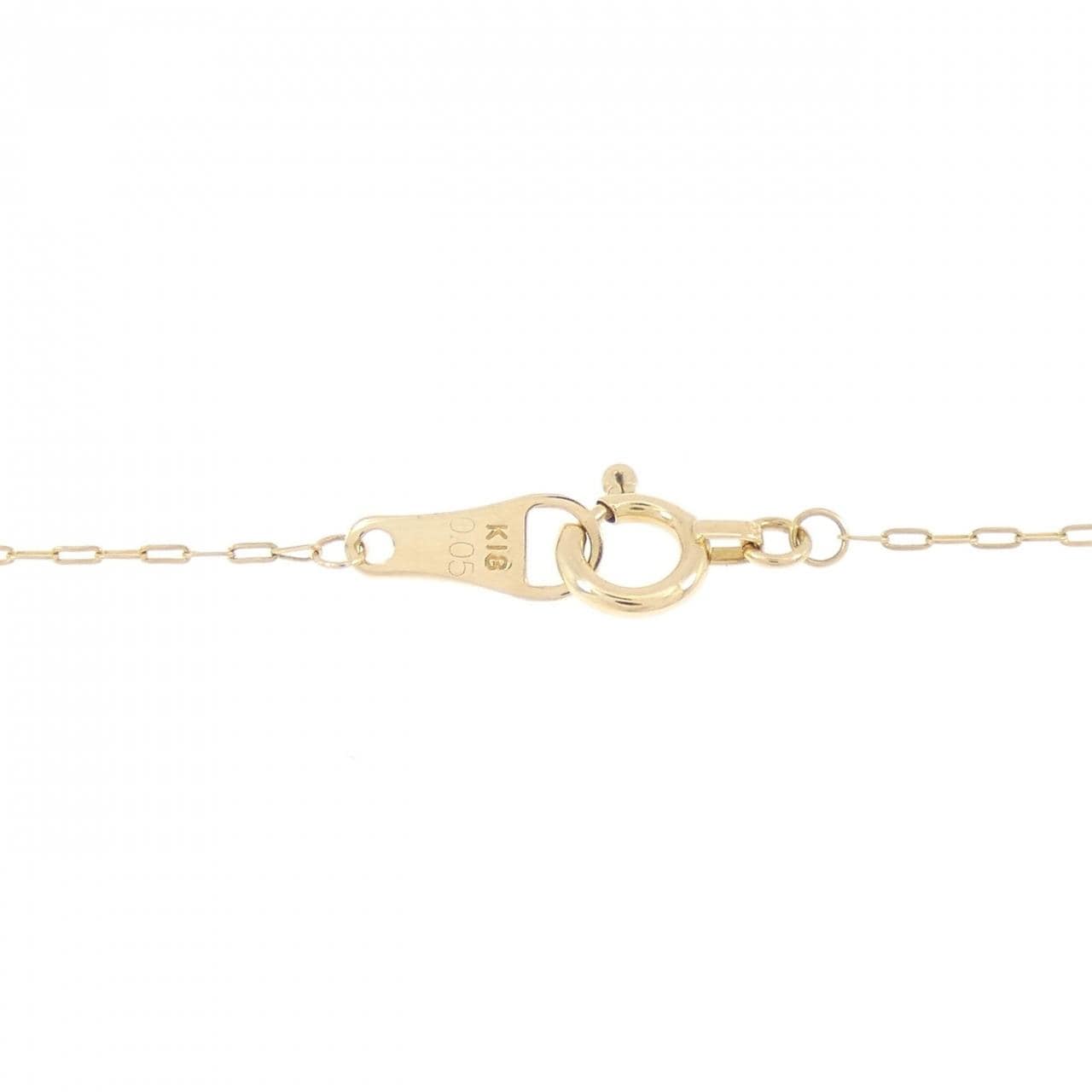 アガット クロス ブレスレット 0.05CT