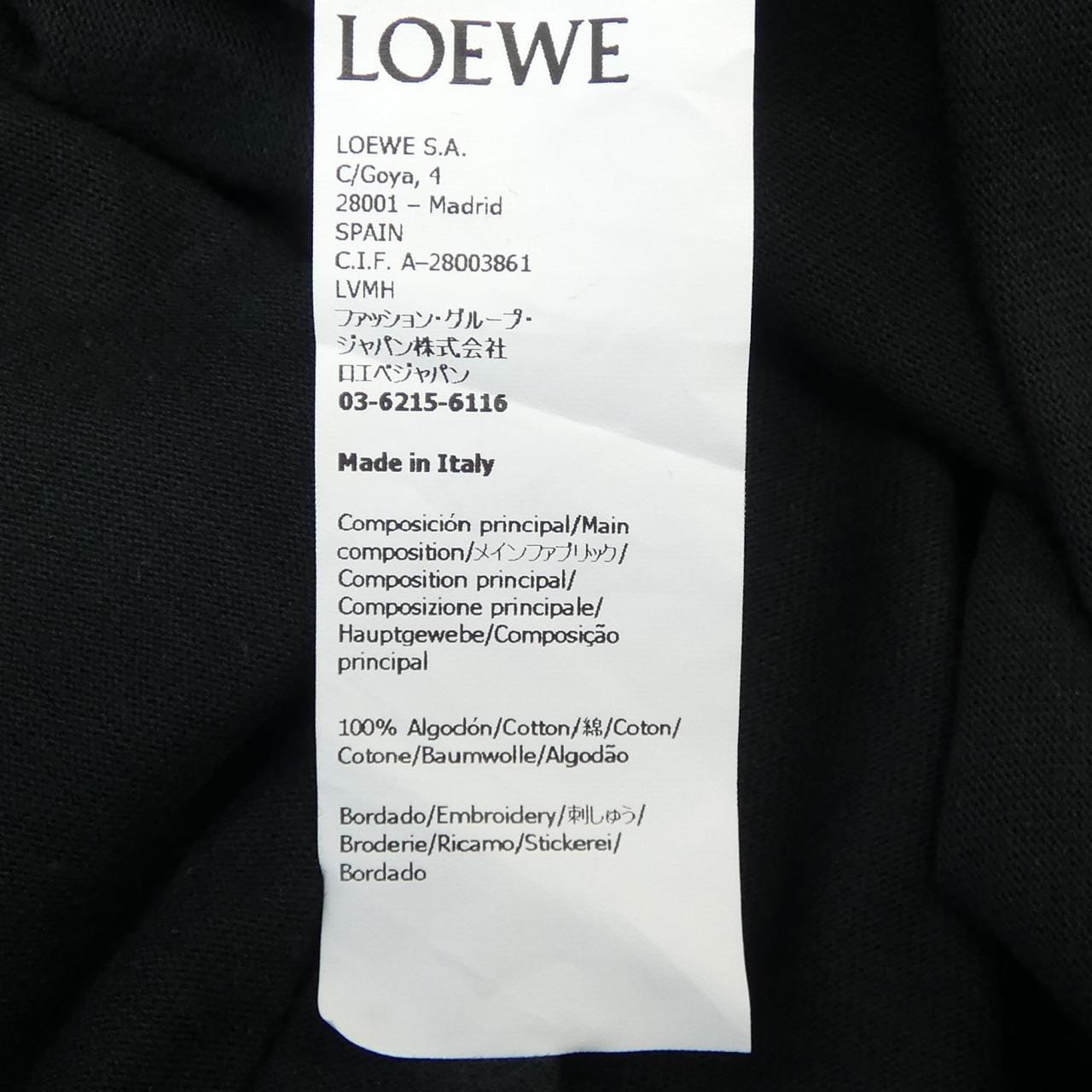 ロエベ LOEWE Tシャツ