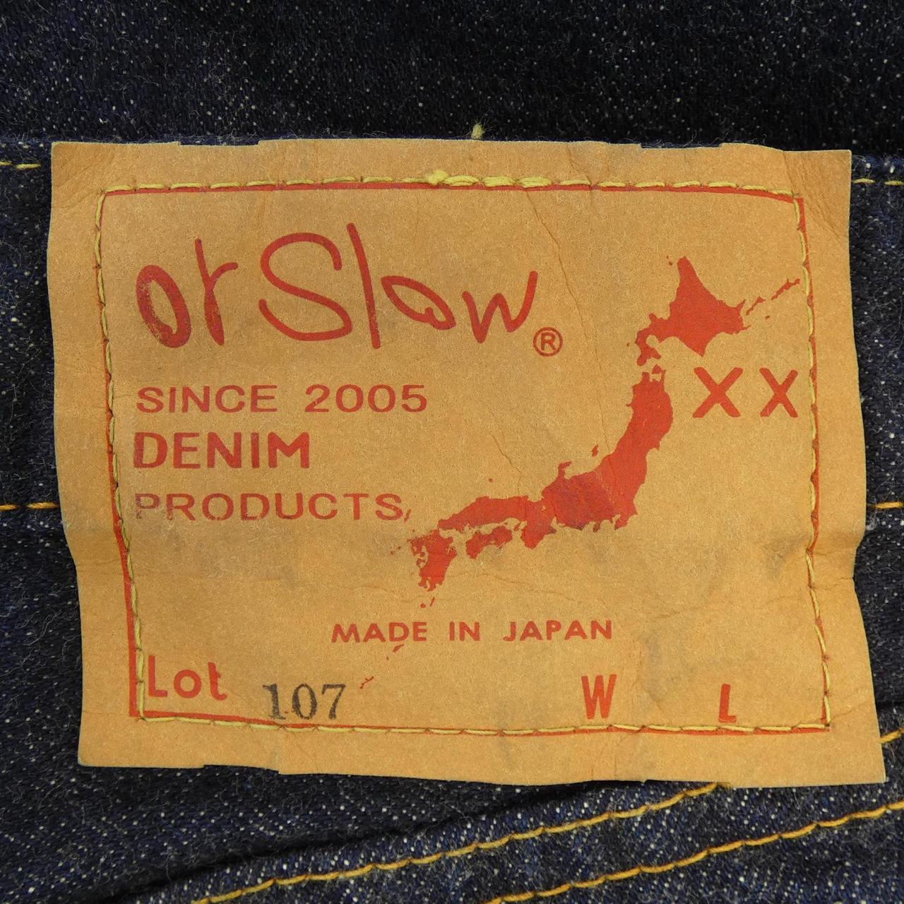 オアスロウ OR SLOW ジーンズ