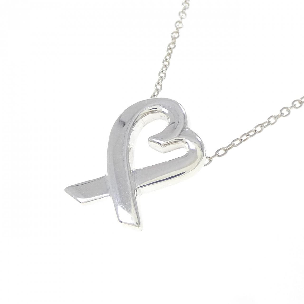 ティファニー ラビングハート スモール ネックレス