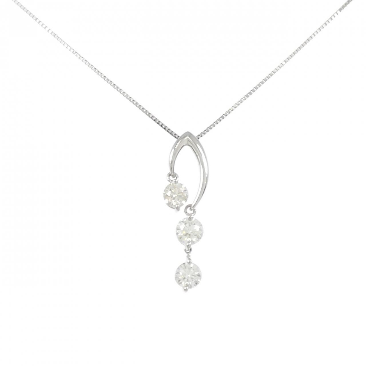 PT900/PT850 ダイヤモンド ネックレス 1.023CT