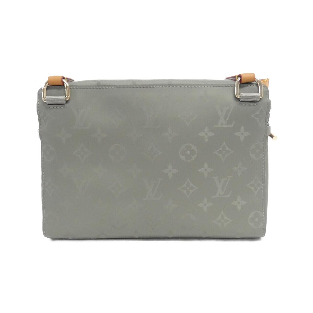 LOUIS VUITTON Monogram钛合金邮差包 PM M43889 单肩包