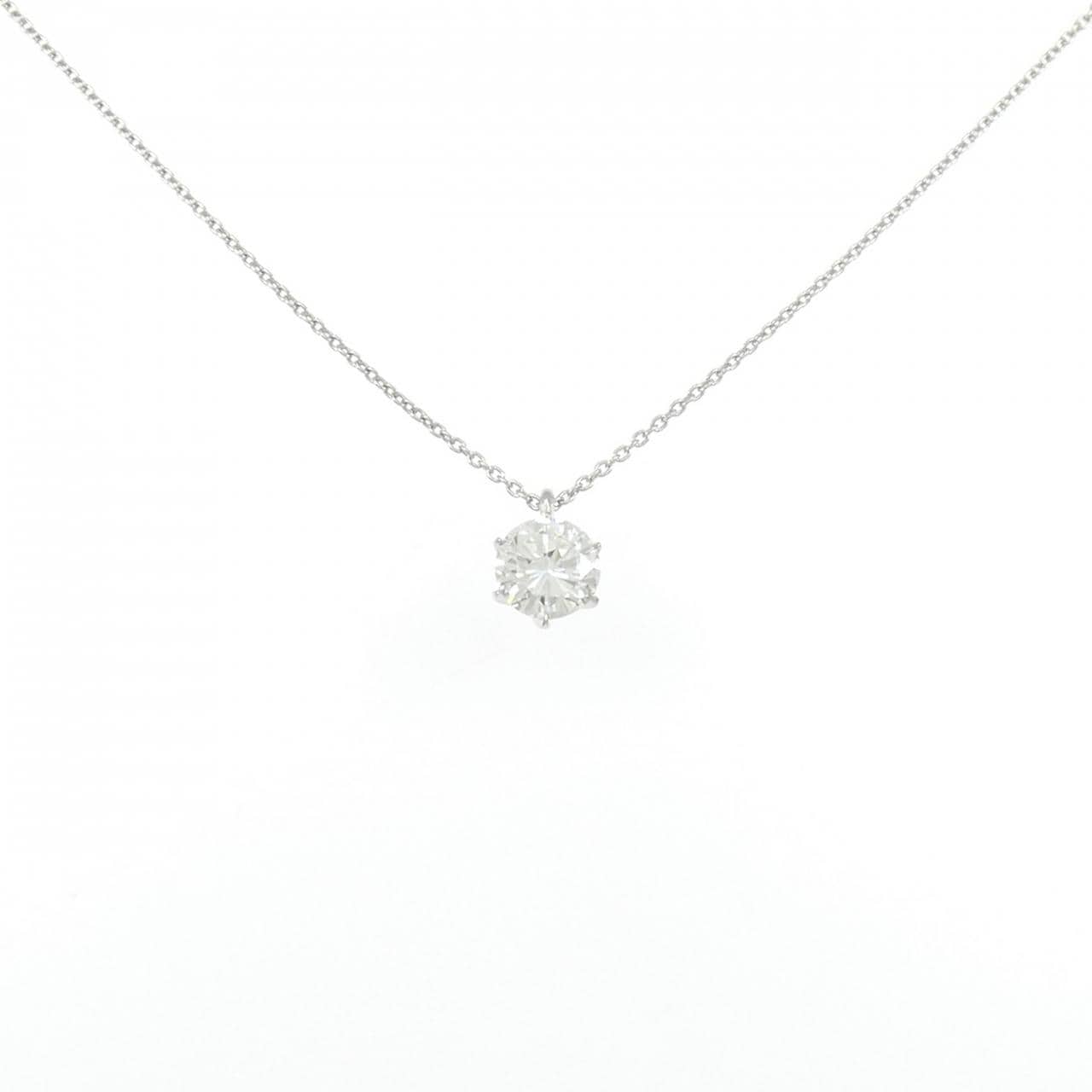 【リメイク】PT900/PT850 ダイヤモンド ネックレス 1.014CT H SI2 VG