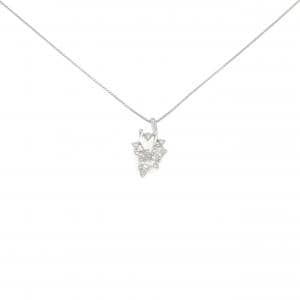K18WG ダイヤモンド ネックレス 0.38CT