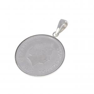 PT900(枠) コイン ペンダント