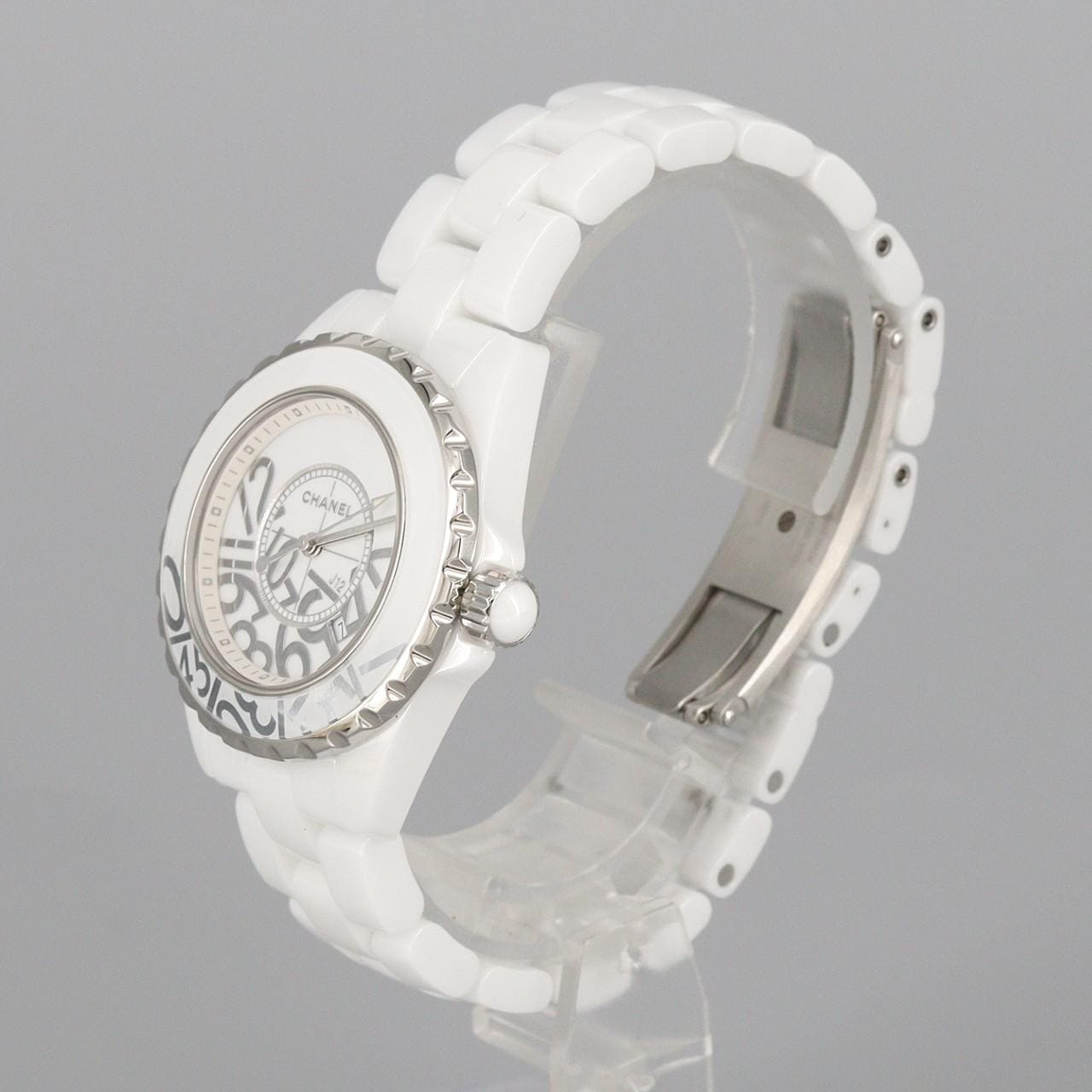 シャネル J12 グラフィティ33mmセラミック LIMITED H5239 セラミック クォーツ