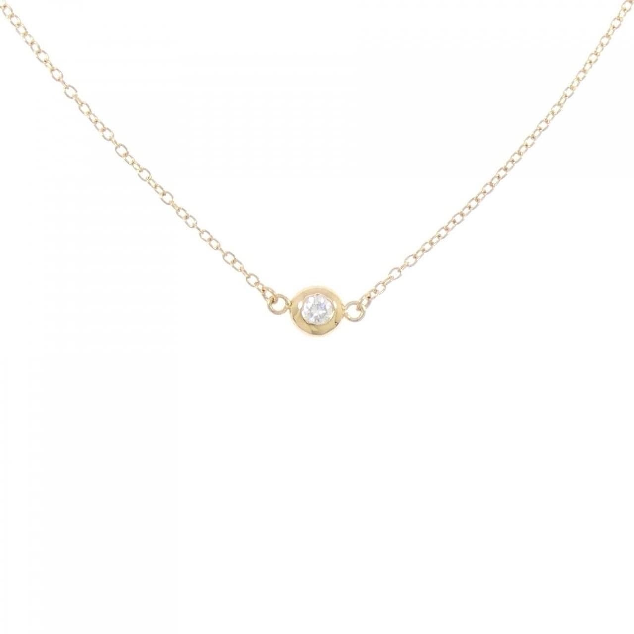 K18YG ダイヤモンド ネックレス 0.1CT