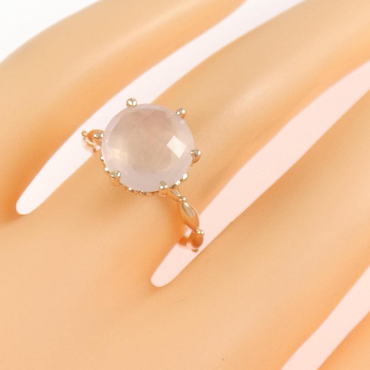 K10PG ローズクオーツ リング