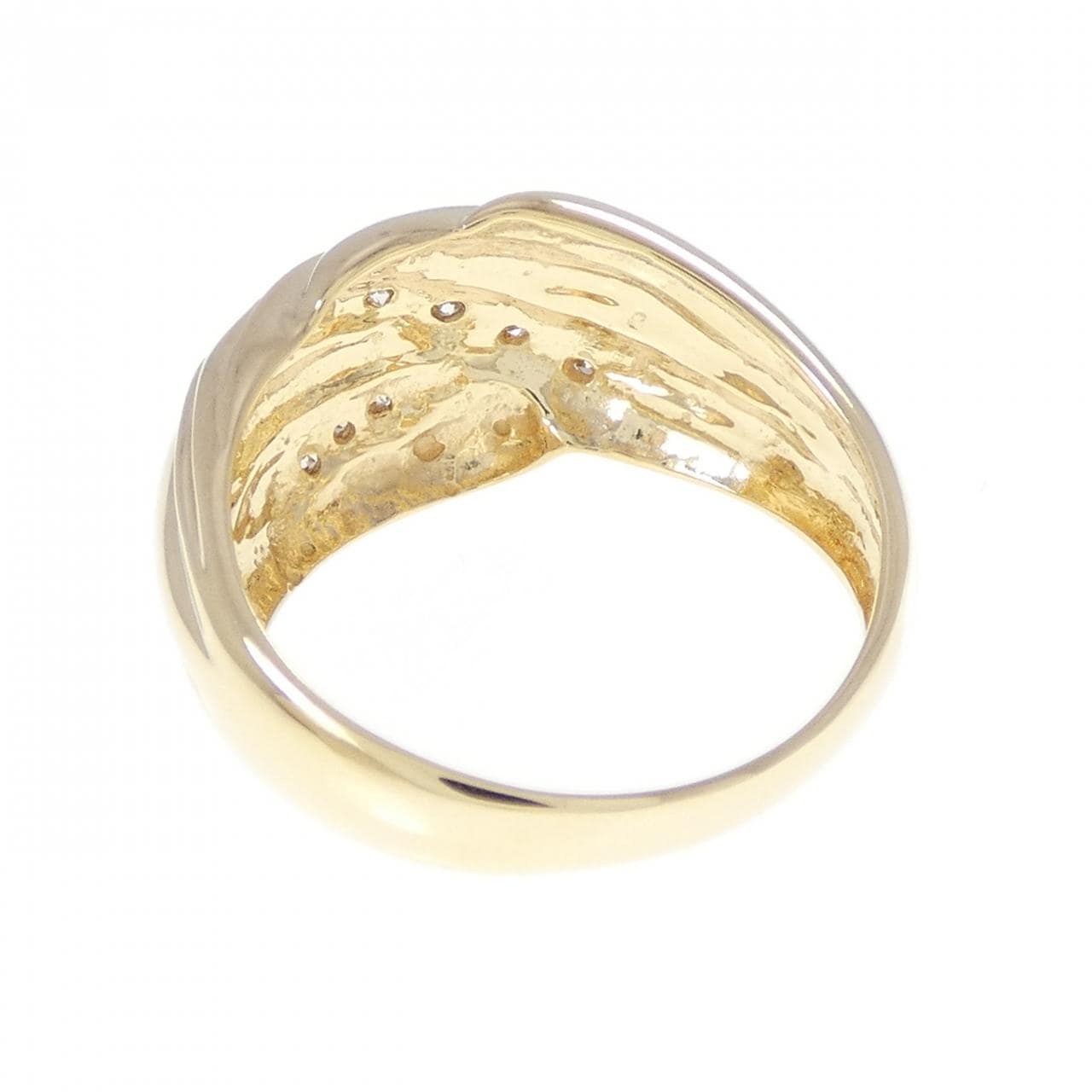 K18YG ダイヤモンド リング 0.07CT