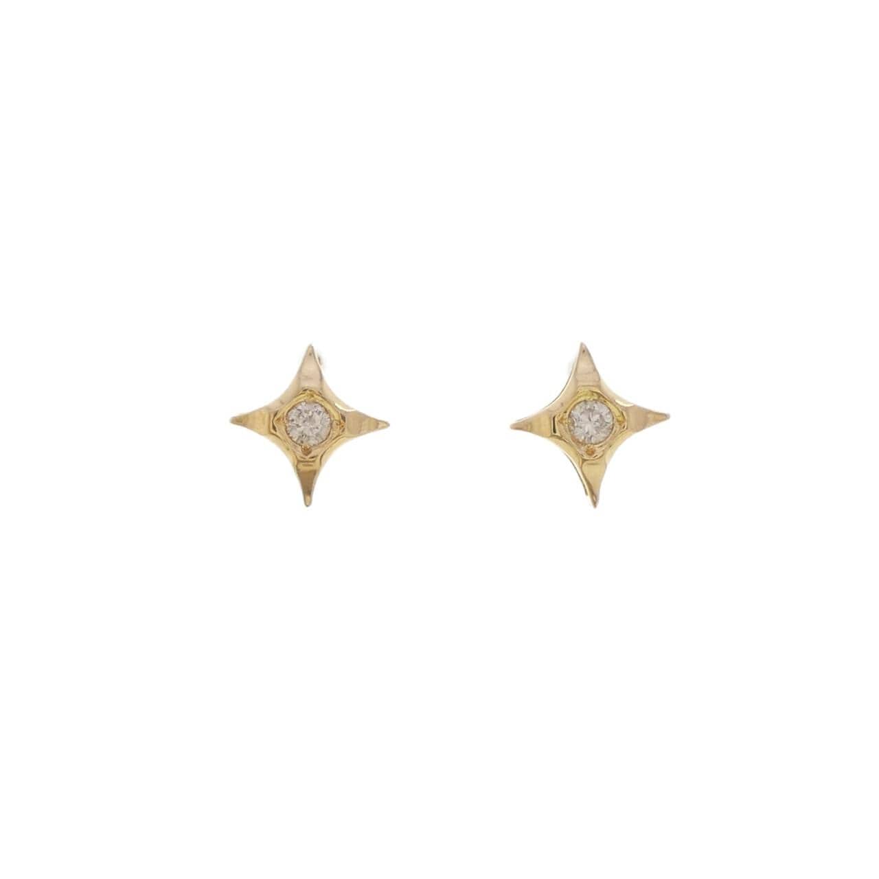 K18YG ダイヤモンド ピアス 0.25CT