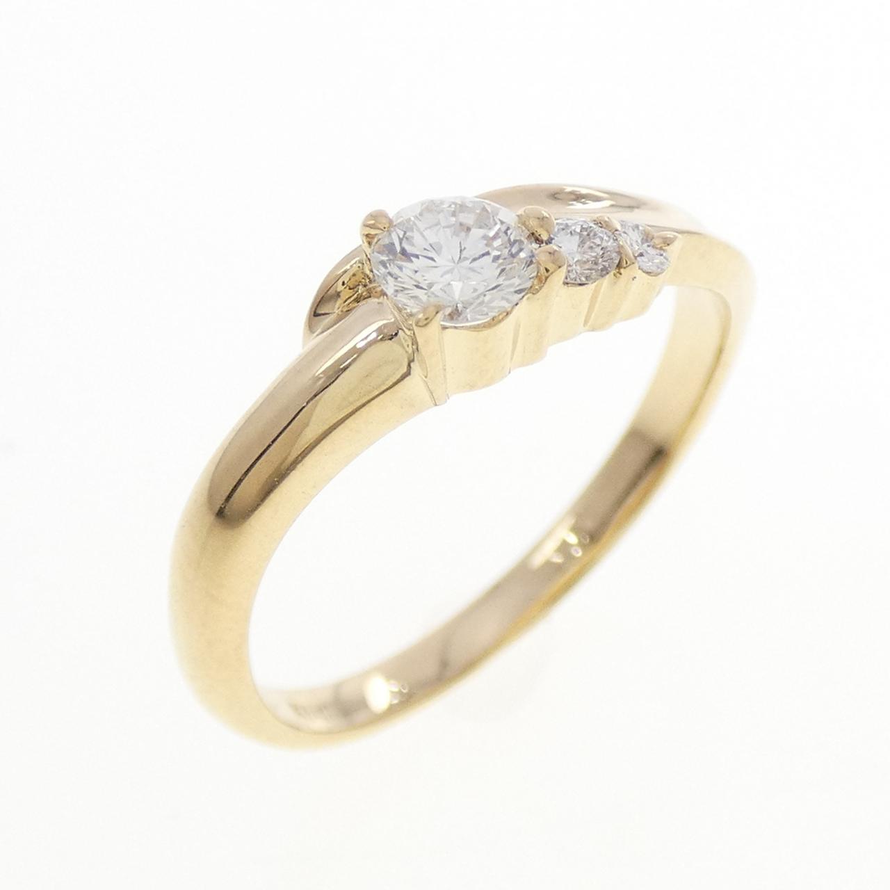 K18YG ダイヤモンド リング 0.20CT