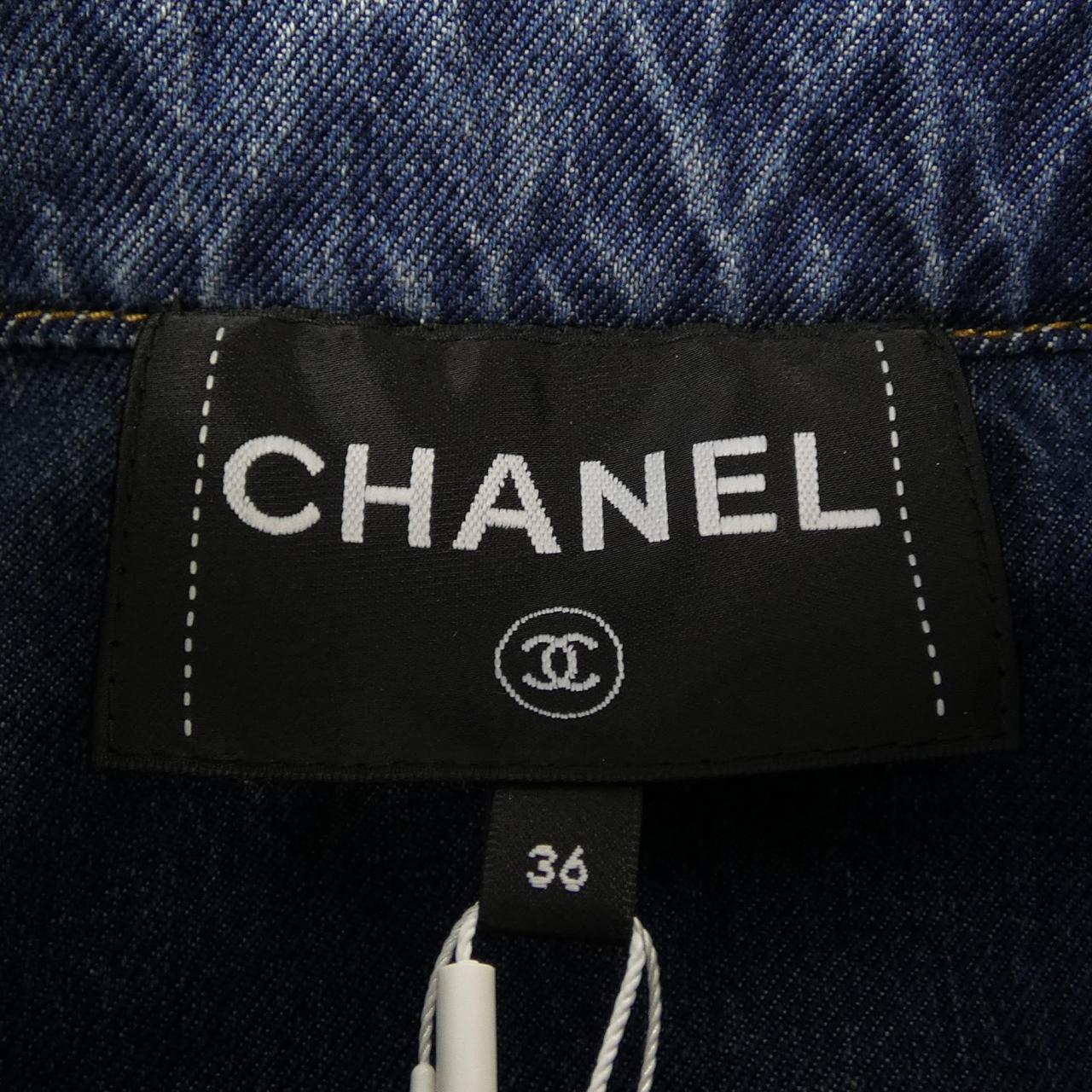 シャネル CHANEL LOOK12 P76746V68693 デニムジャケット