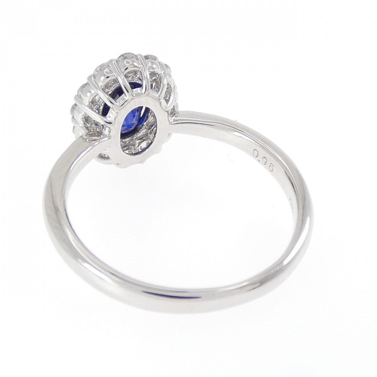 PT900 サファイヤ リング 0.95CT