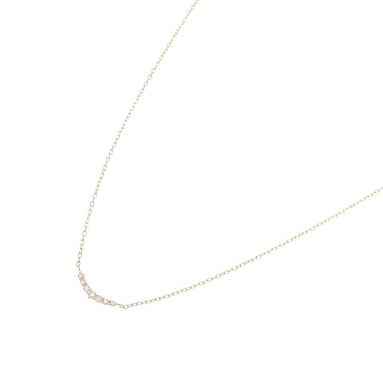 アガット ダイヤモンド ネックレス 0.05CT