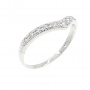 K18WG ダイヤモンド リング 0.12CT