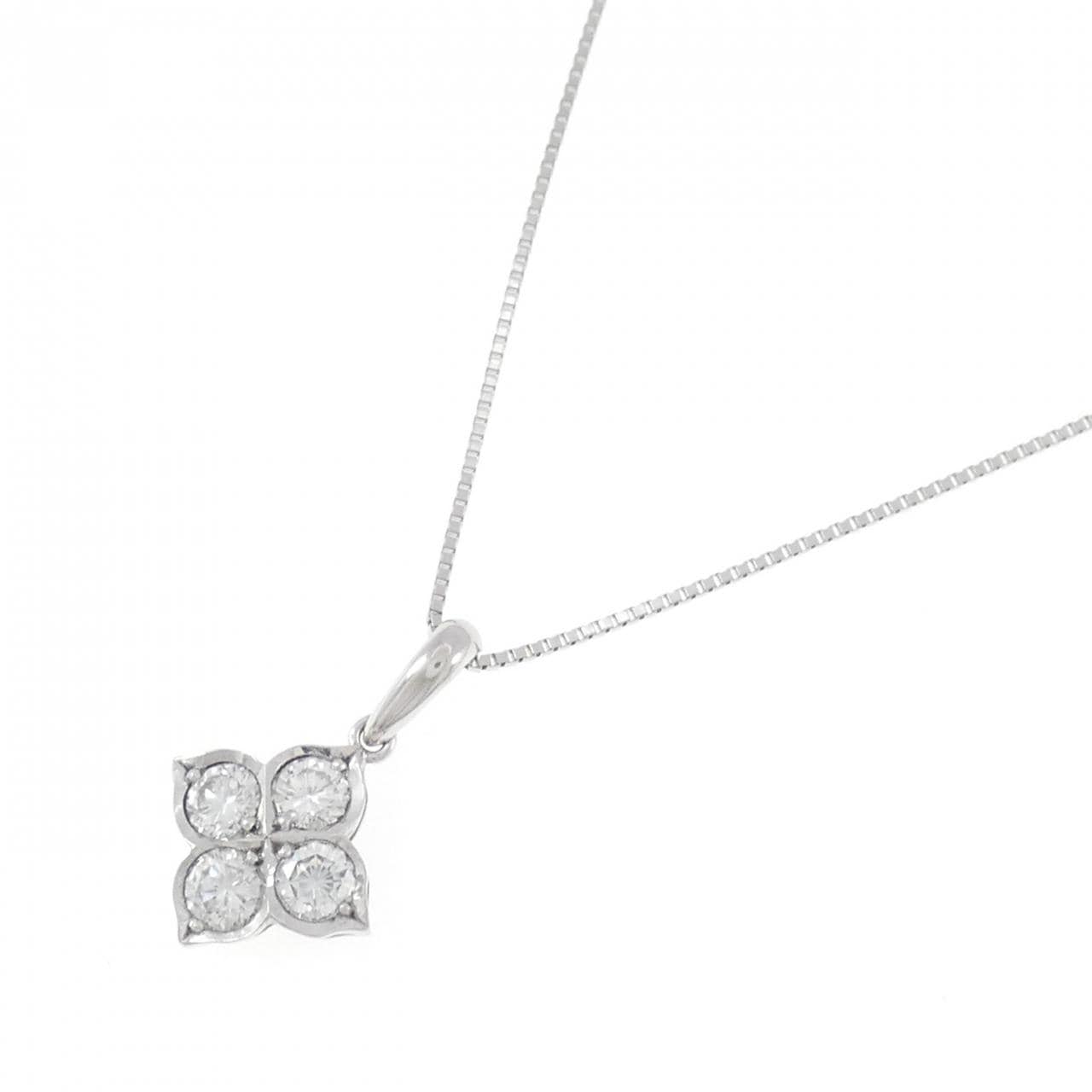 PT Flower Diamond Necklace 0.54CT