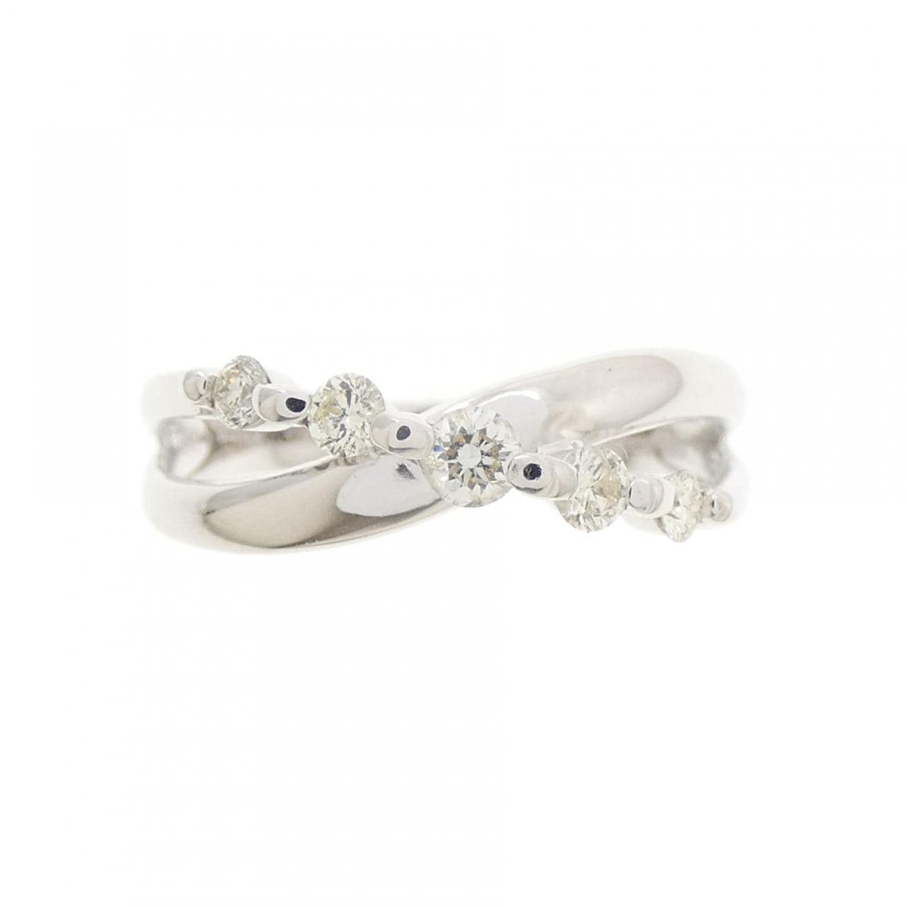 K18WG ダイヤモンド リング 0.20CT