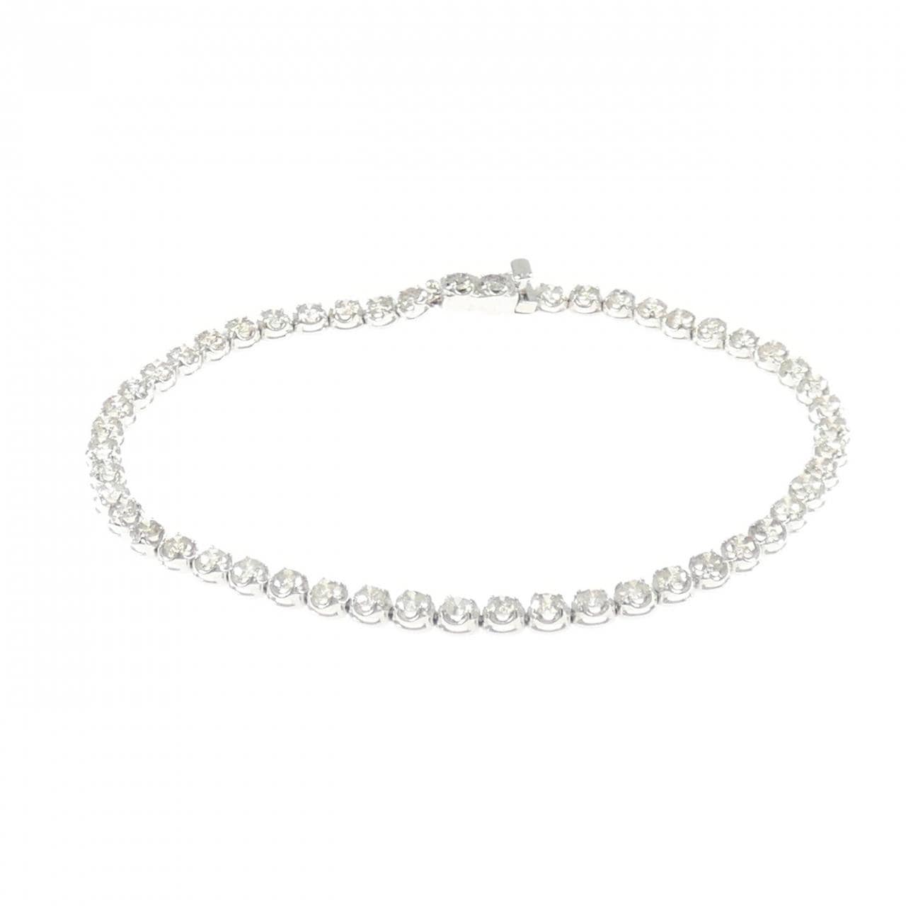 K18WG ダイヤモンド ブレスレット 3.00CT