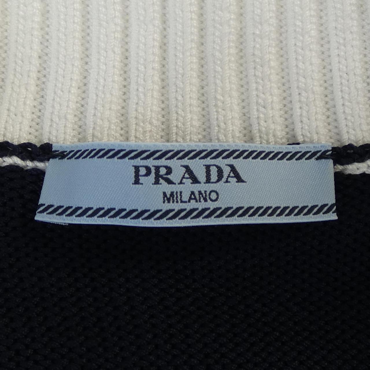 プラダ PRADA クロップド セミラグランショルダー P25I04 S211 1ZO5 カーディガン