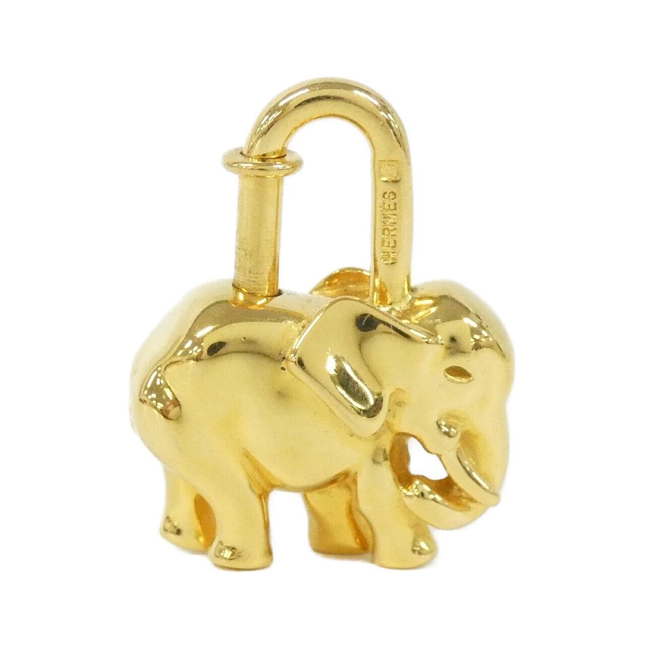【ヴィンテージ】エルメス ELEPHANT カデナ 013248CA キーホルダー