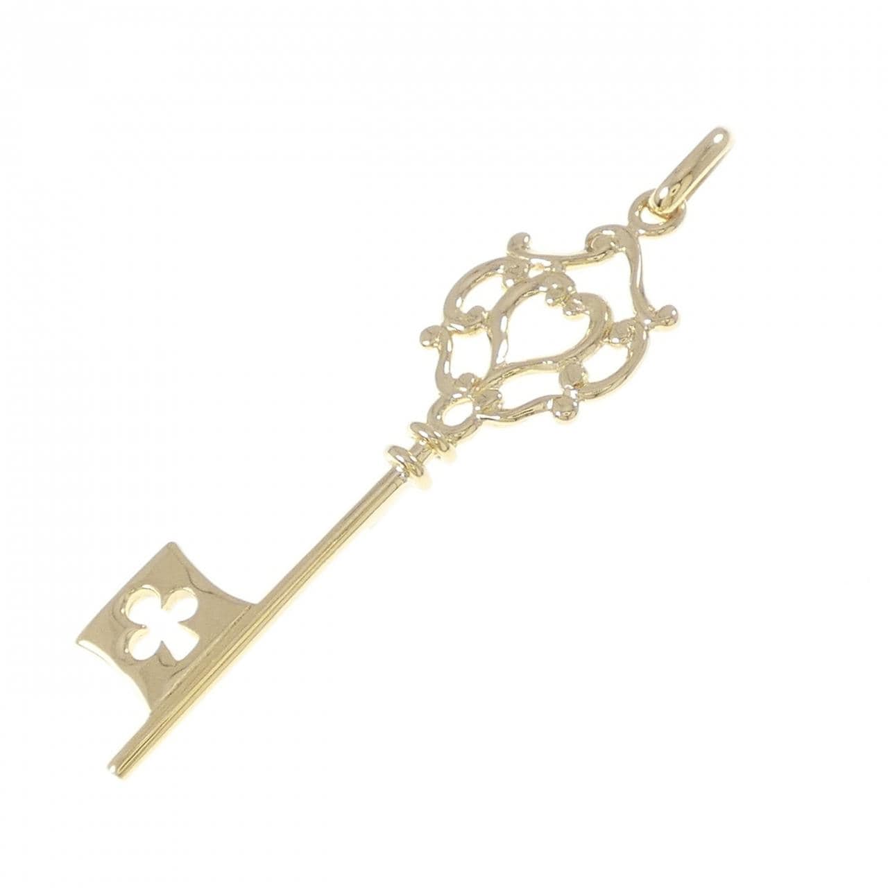 K18YG キー ペンダント