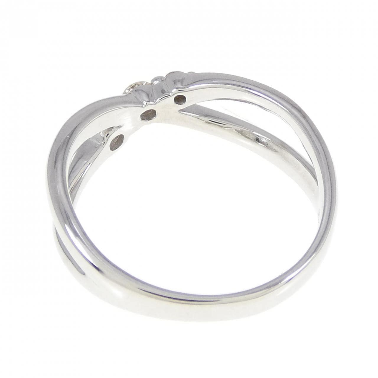 K18WG ダイヤモンド リング 0.22CT