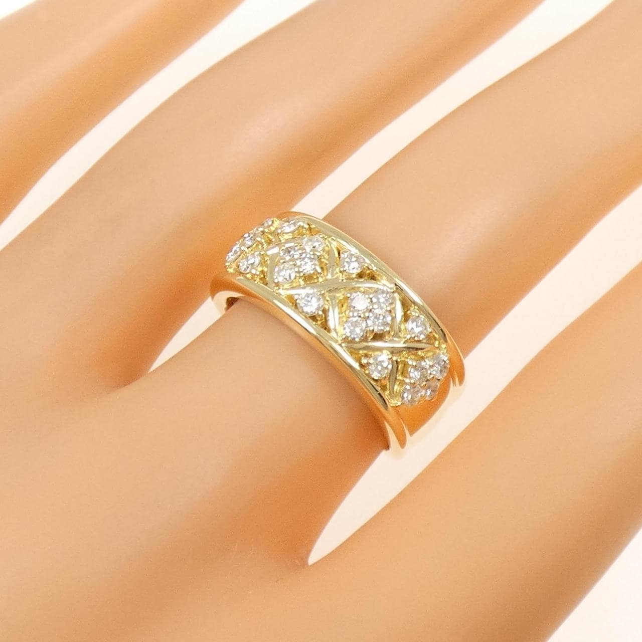 K18YG ダイヤモンド リング 0.52CT