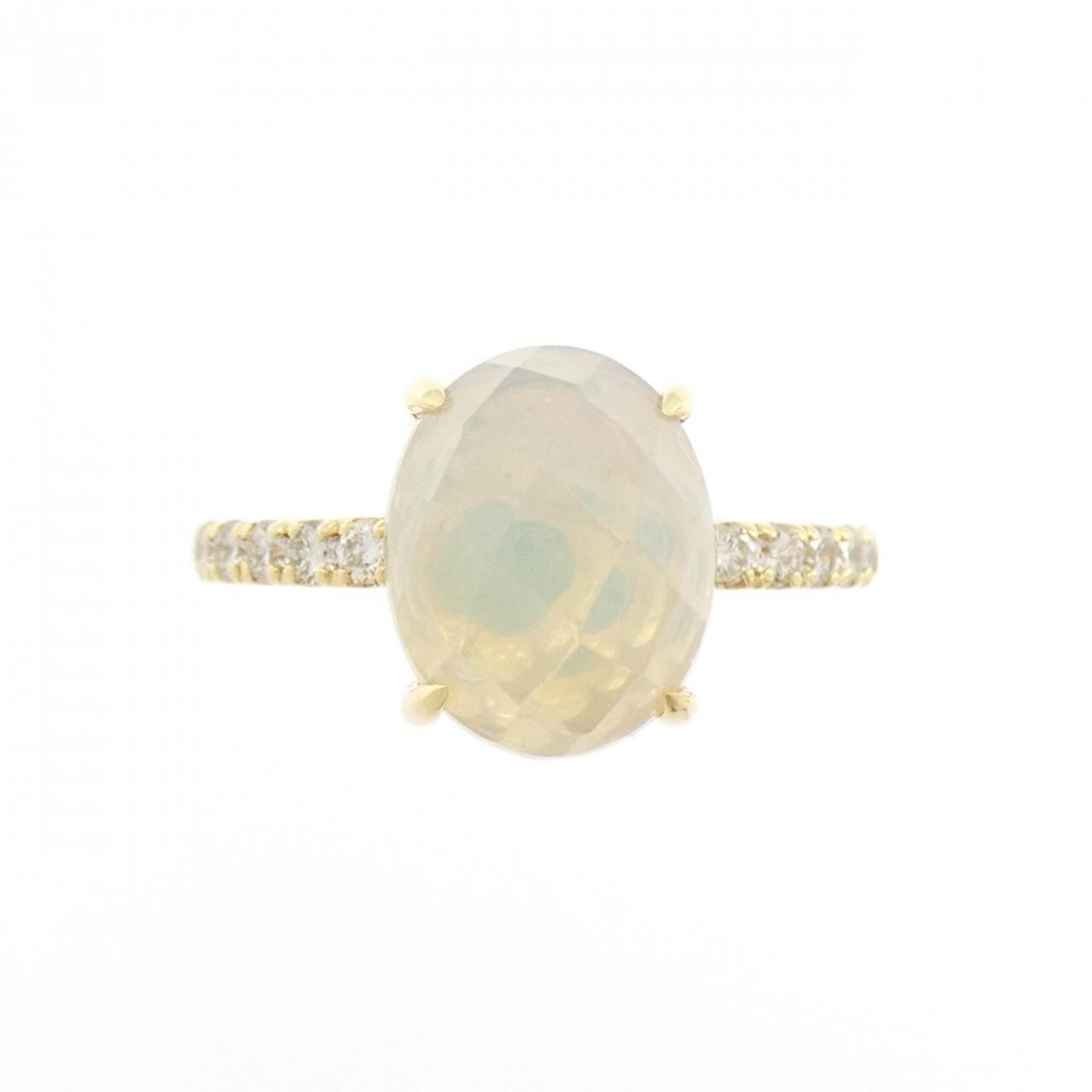 K18YG カラーストーン リング