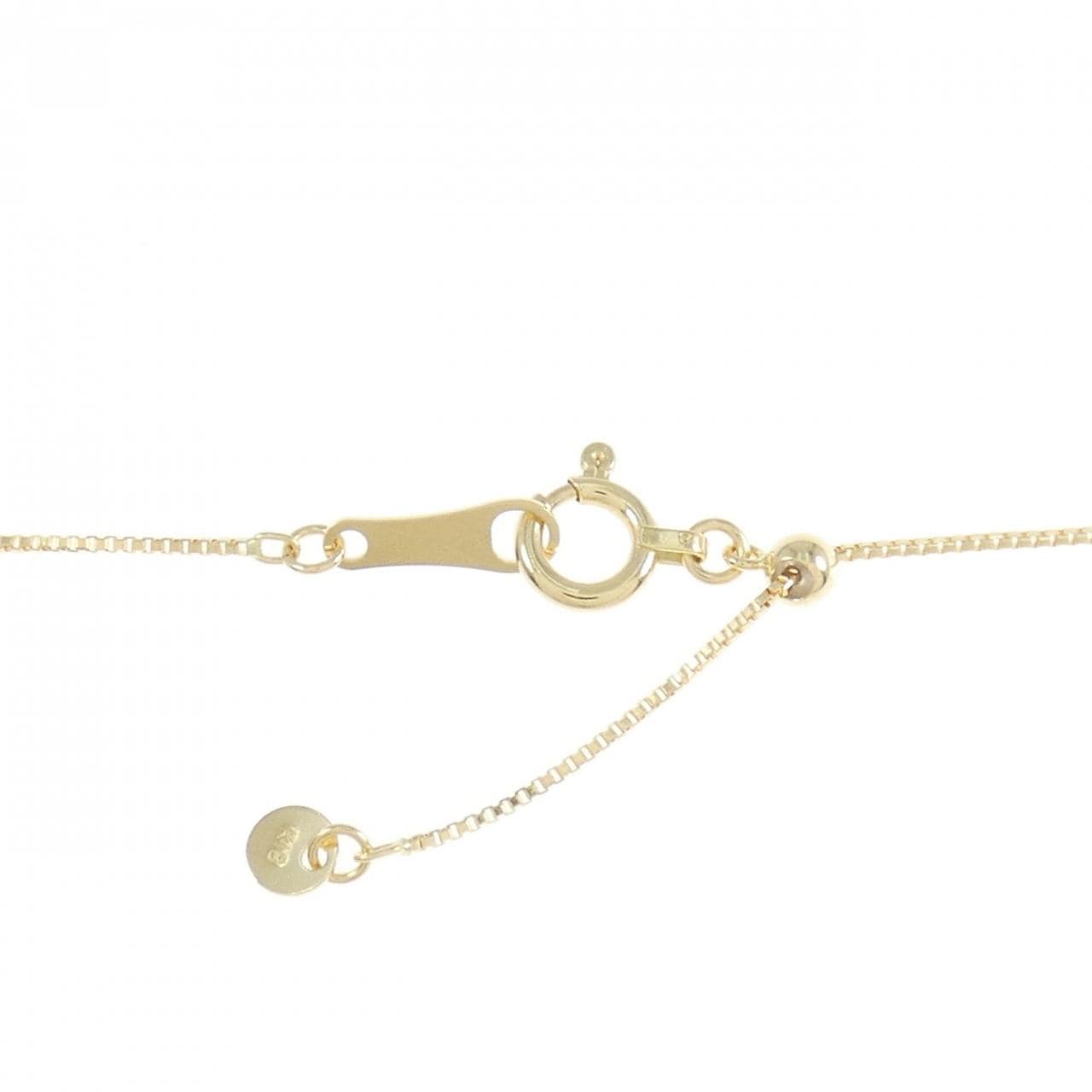 [BRAND NEW] K18YG Diamond necklace 0.33CT