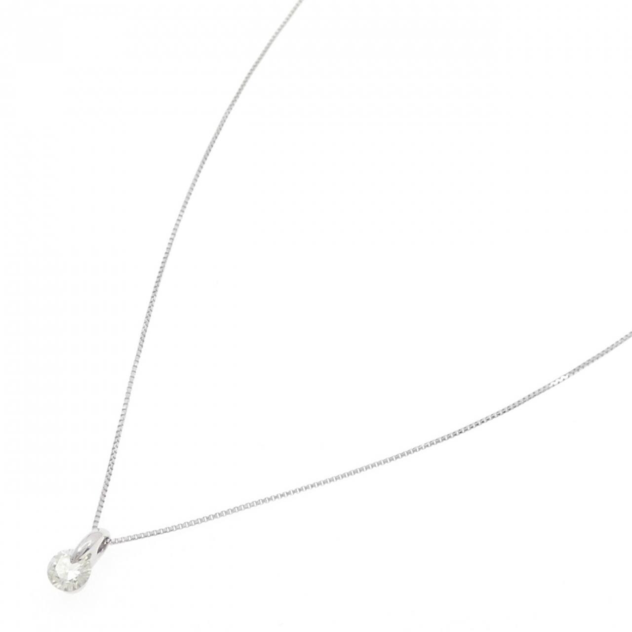 PT900/PT850 ソリティア ダイヤモンド ネックレス 0.303CT
