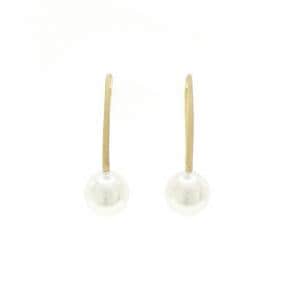 K18YG アコヤパール ピアス 8.1mm