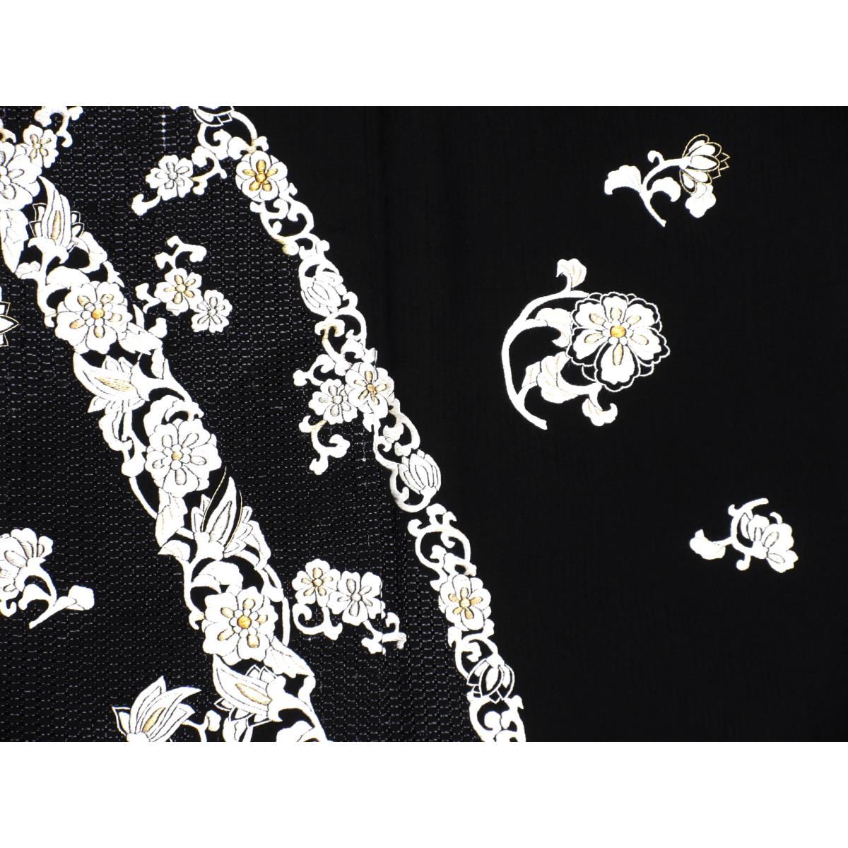 訪問着　刺繍加工