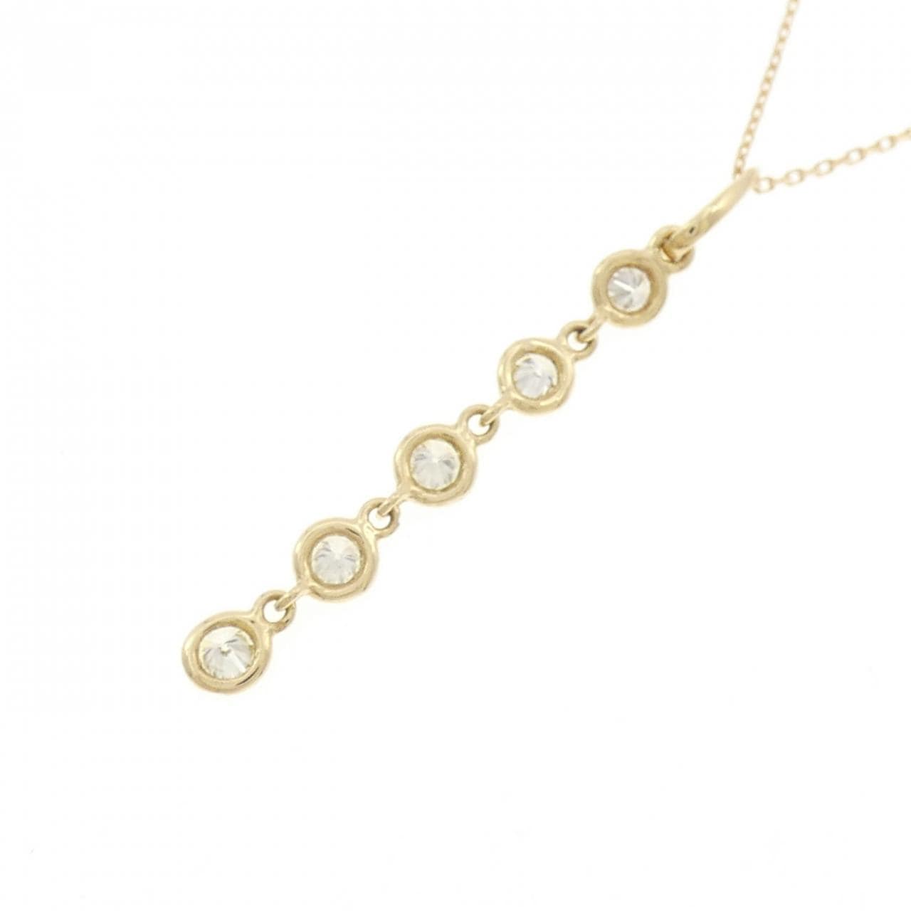 ジーエスティービー ダイヤモンド ネックレス 0.35CT