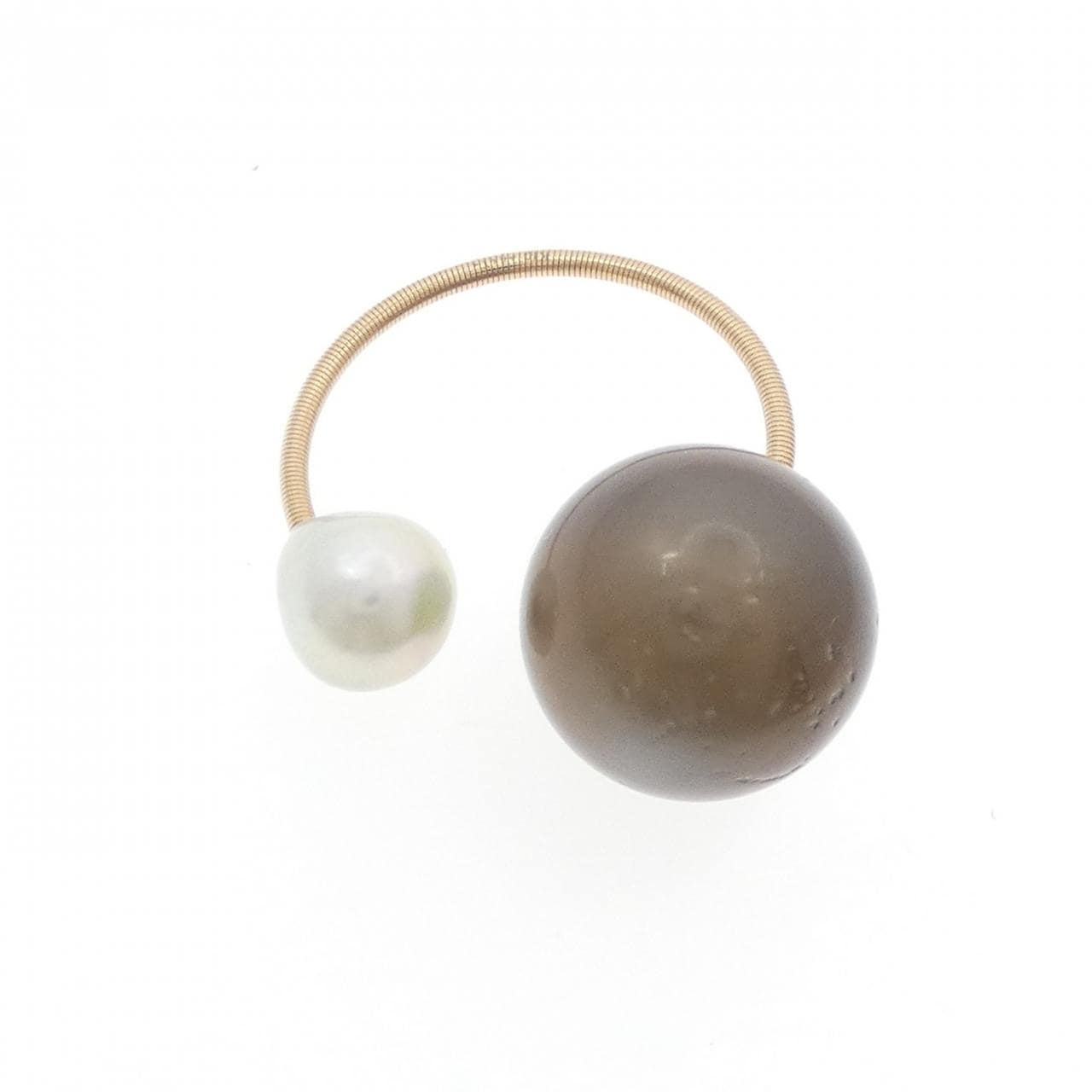 黒蝶パール イヤーカフ 13mm 片耳