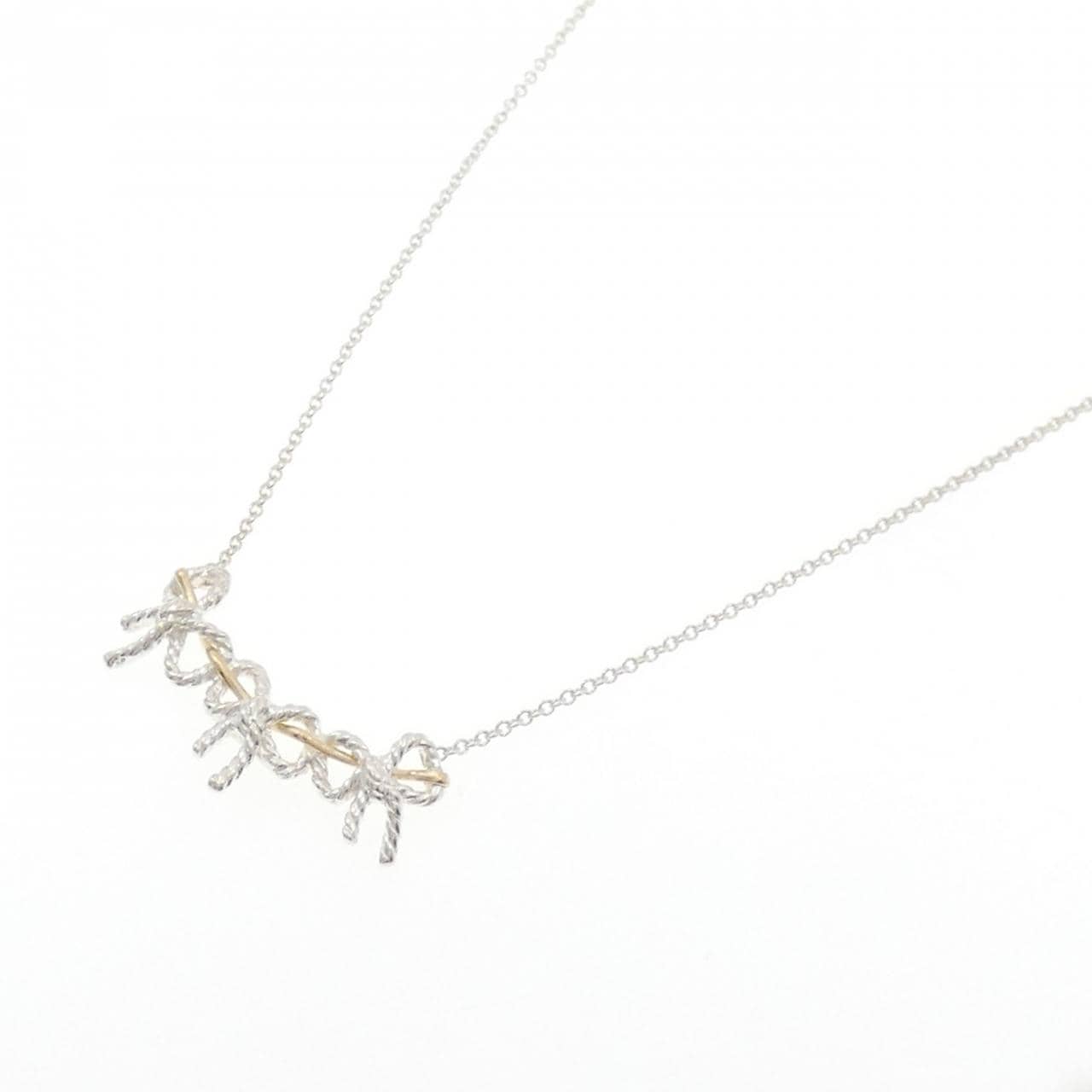 ティファニー 925/750YG ネックレス