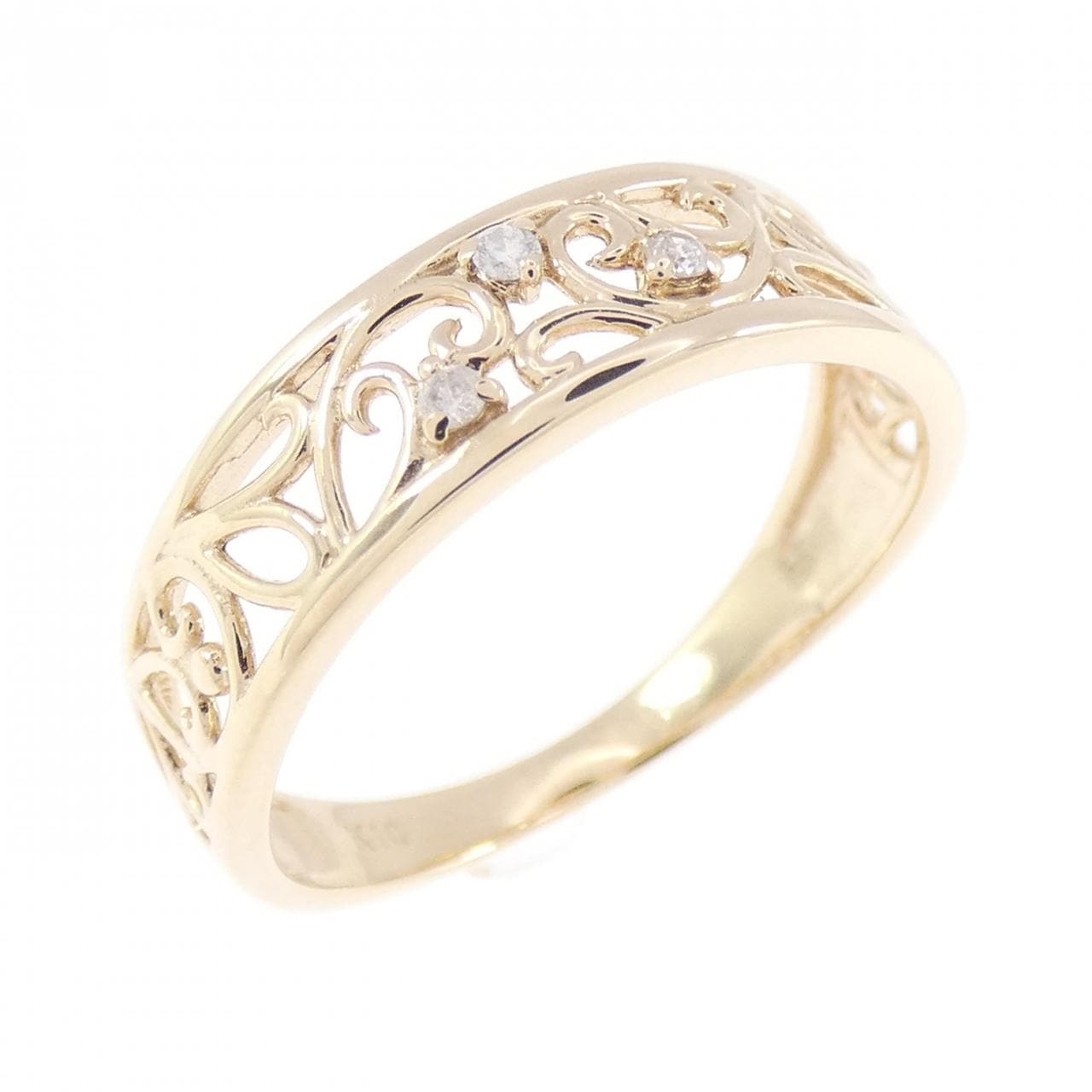 K10YG ダイヤモンド リング