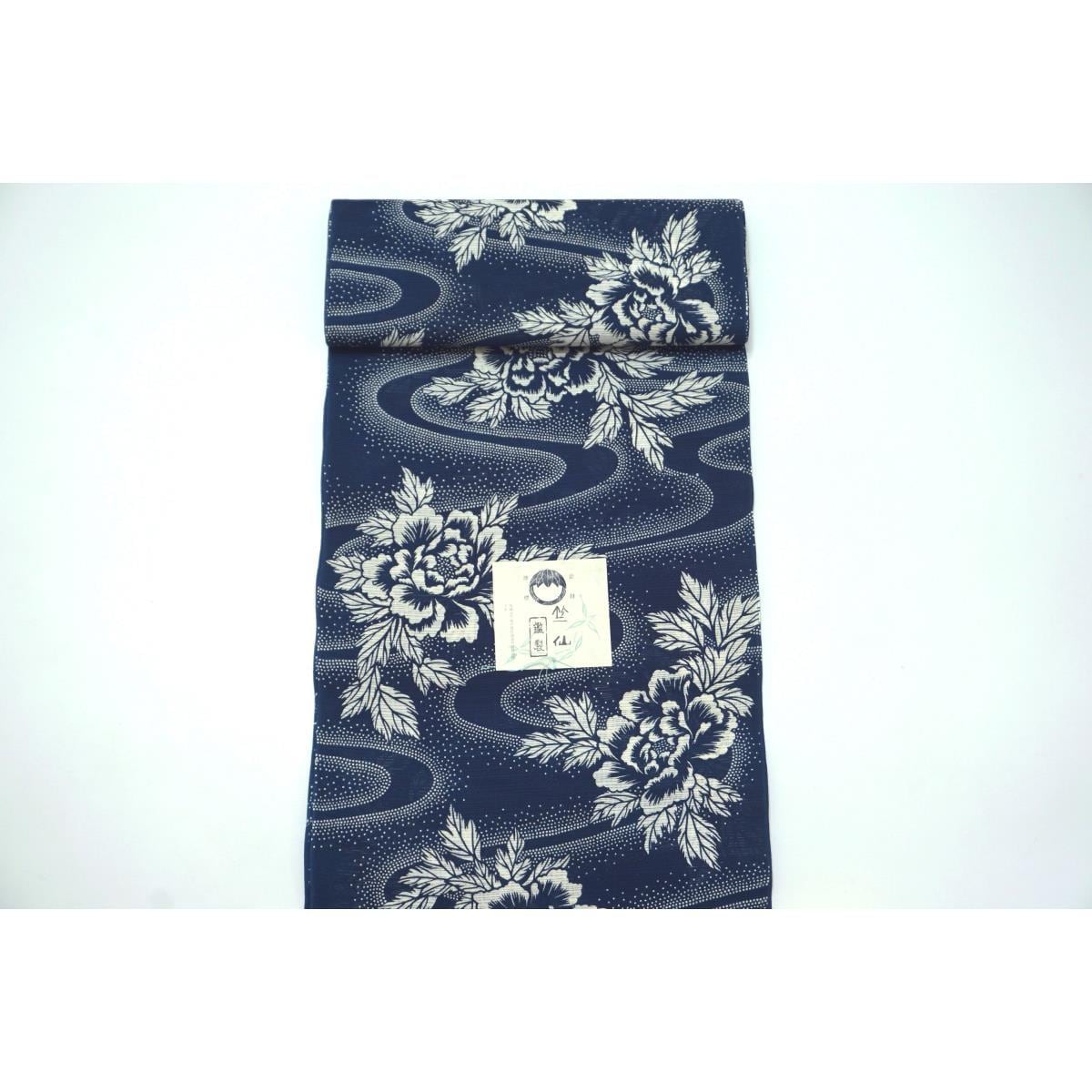 【未使用品】女ゆかた反物【竺仙】