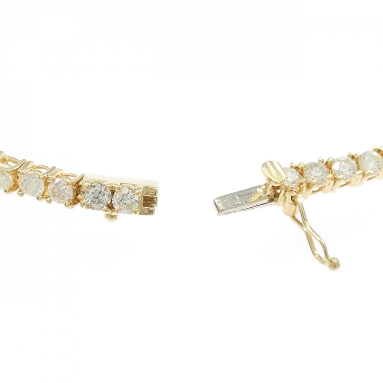 K18YG ダイヤモンド ブレスレット 3.40CT