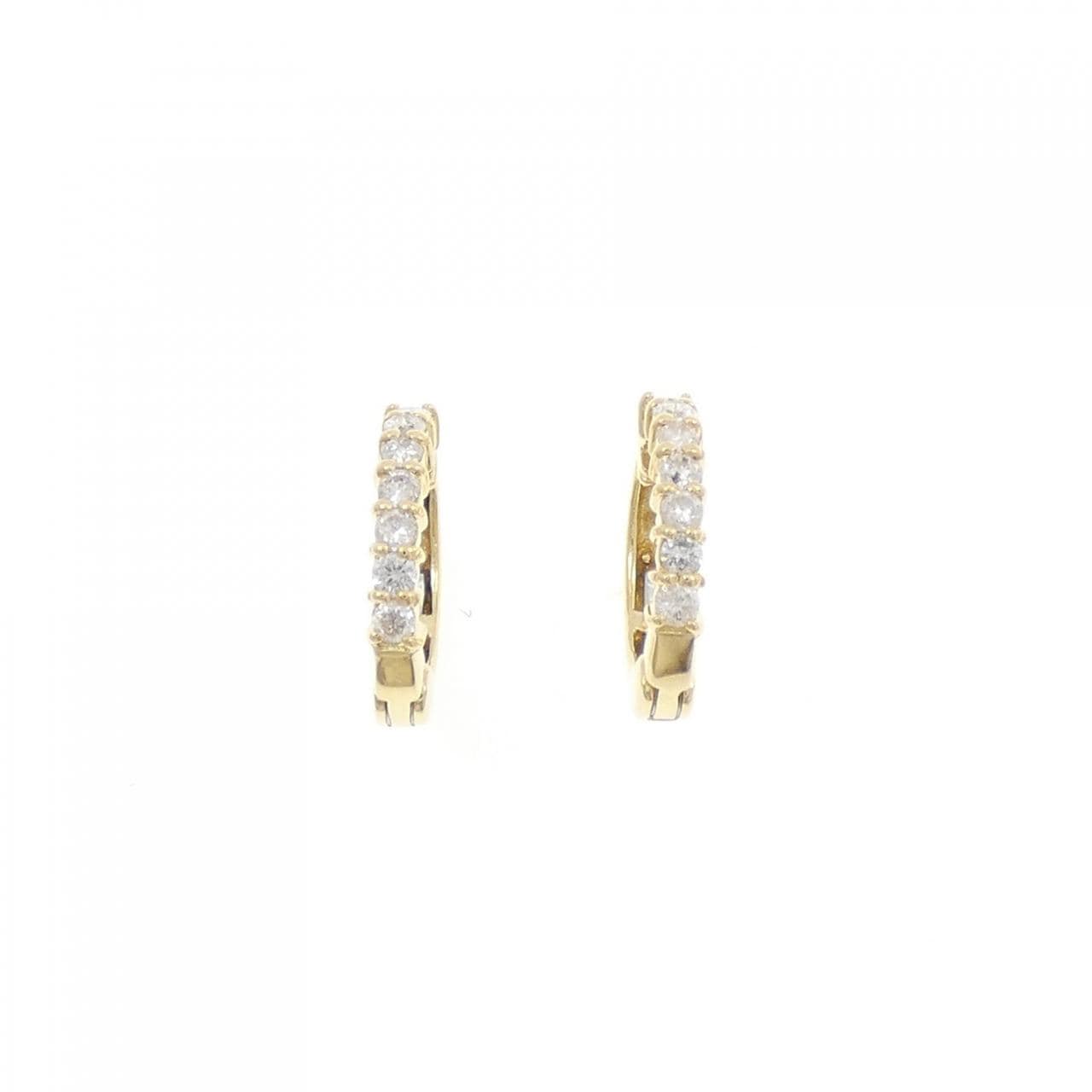 K18YG ダイヤモンド イヤリング 0.30CT