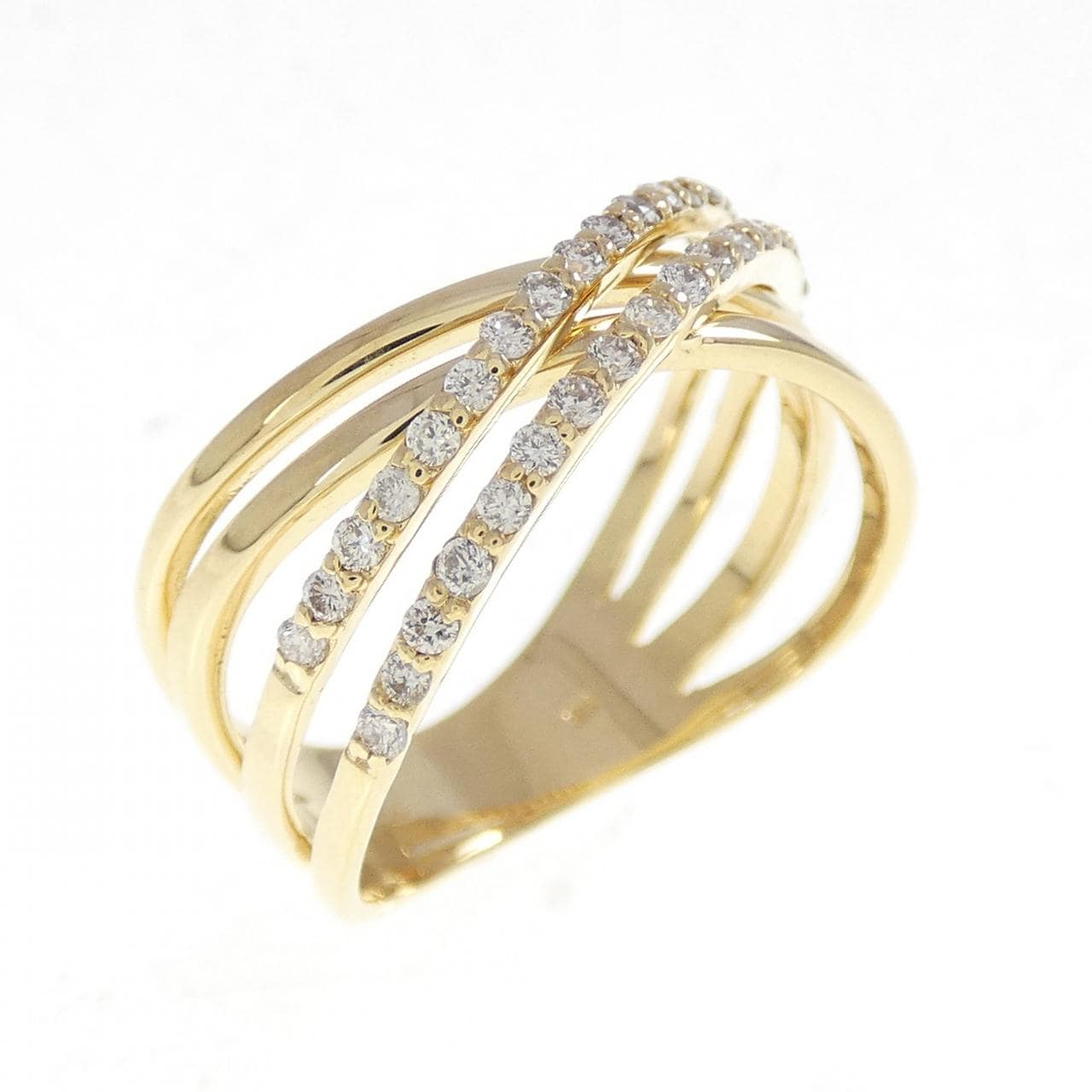 K18YG ダイヤモンド リング 0.25CT