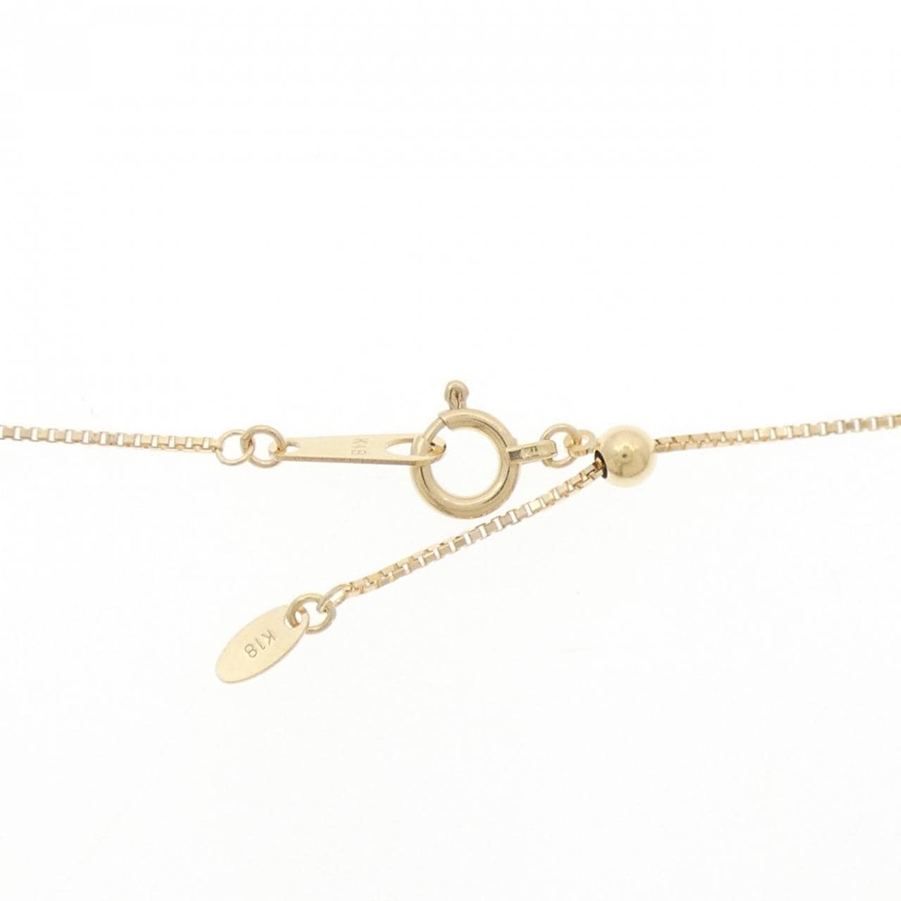 K18YG/K18WG ダイヤモンド ネックレス 1.04CT