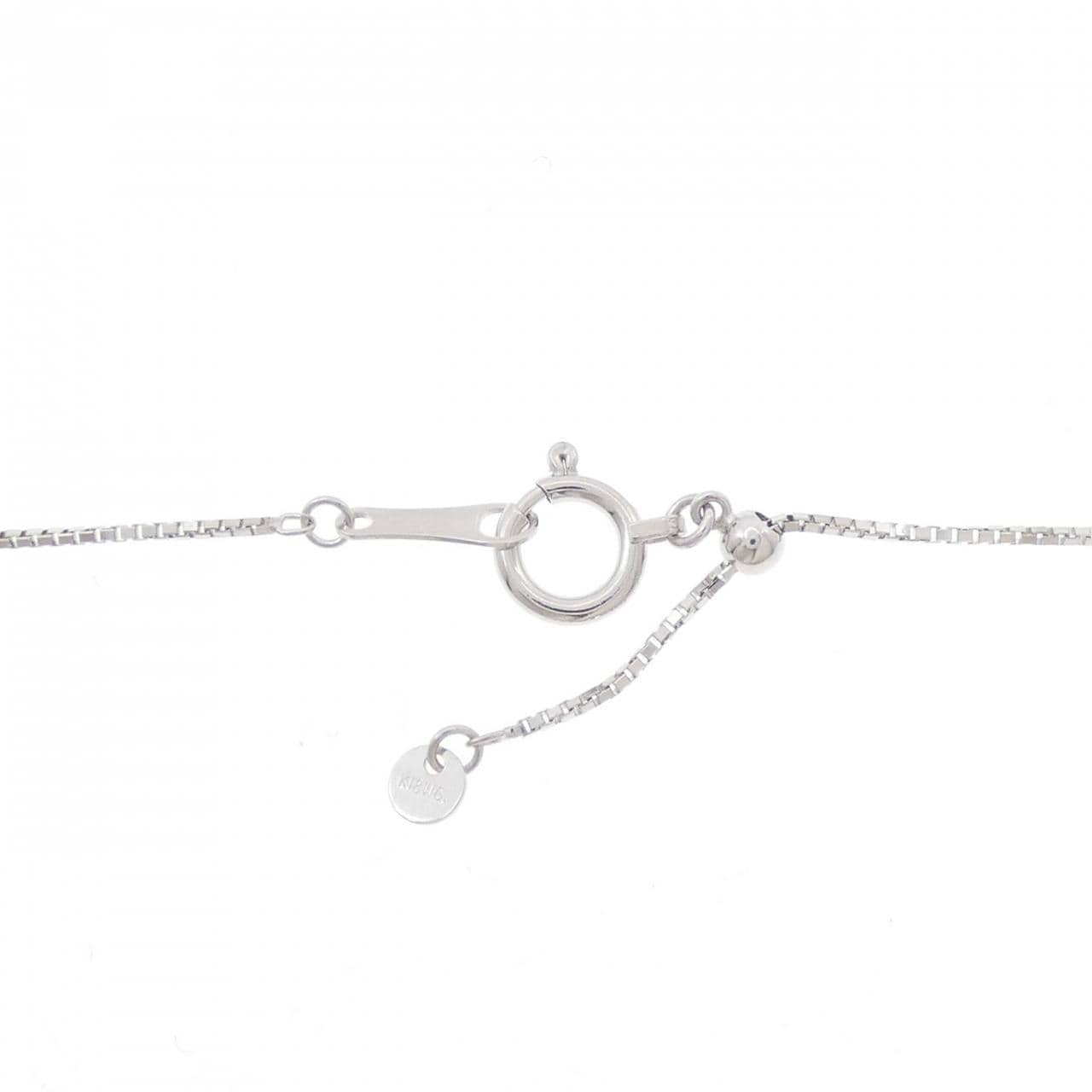 K18WG ダイヤモンド ネックレス 0.50CT