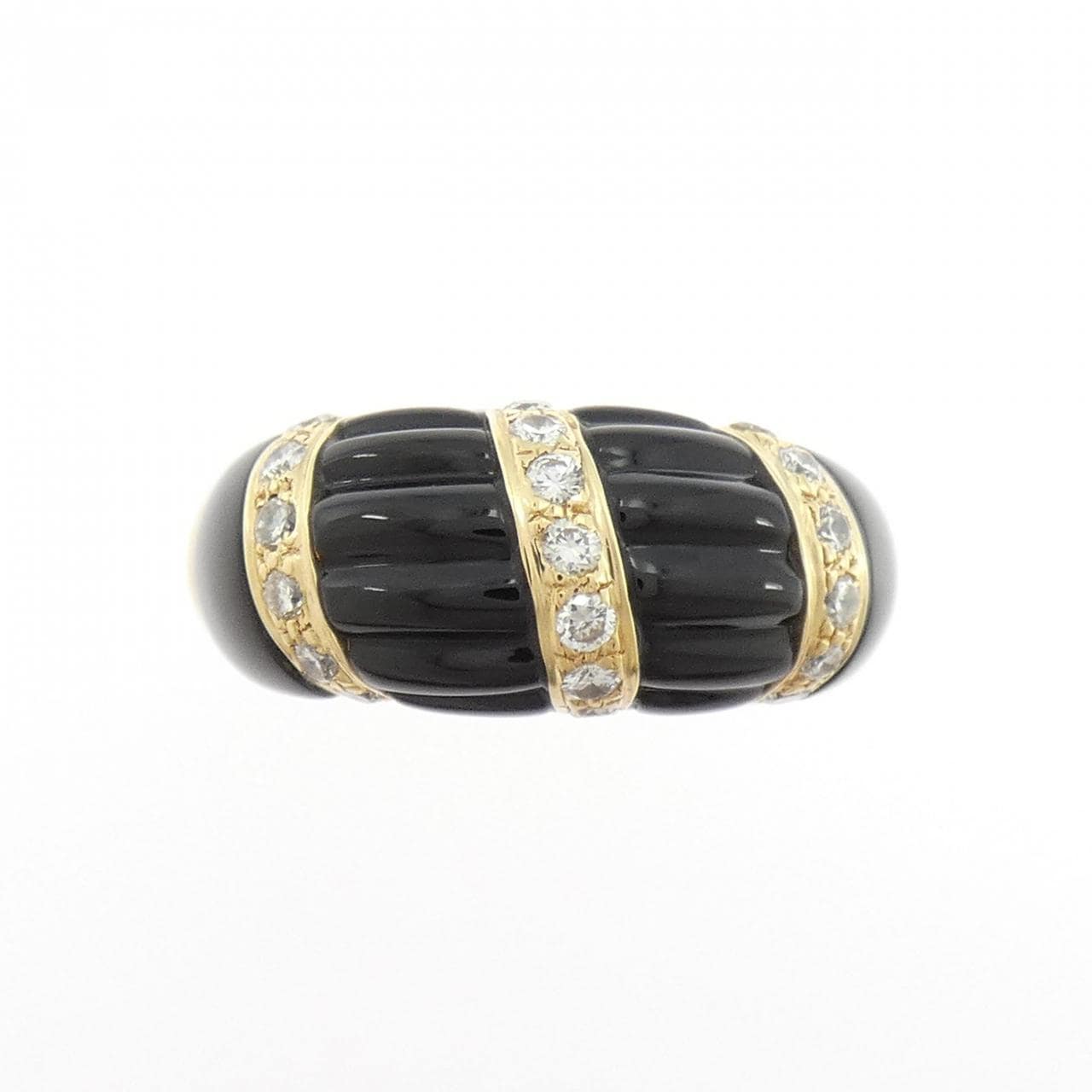 750YG Onyx Ring