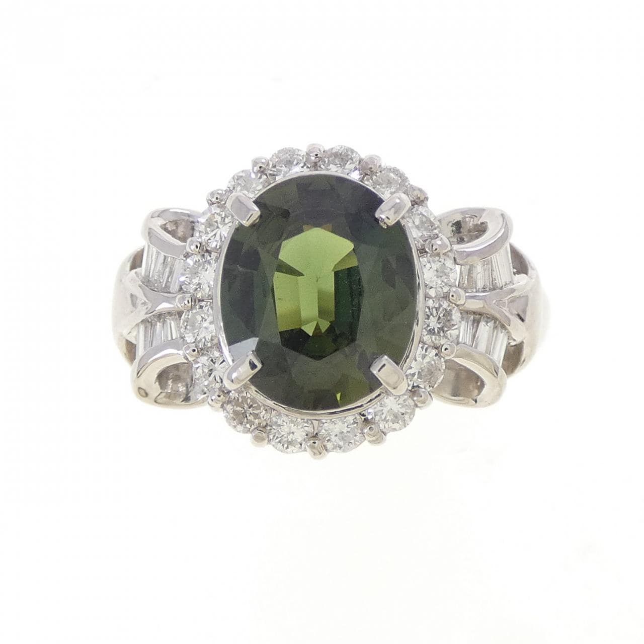 PT900 サファイヤ リング 2.00CT